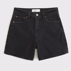 Abercrombie & Fitch Curve Love High Rise Dad Shorts
